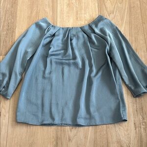 Talbots Light Blue Blouse